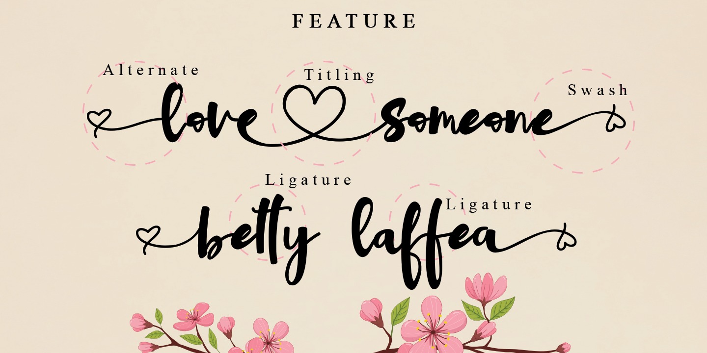 Love Lovely Italic Font preview